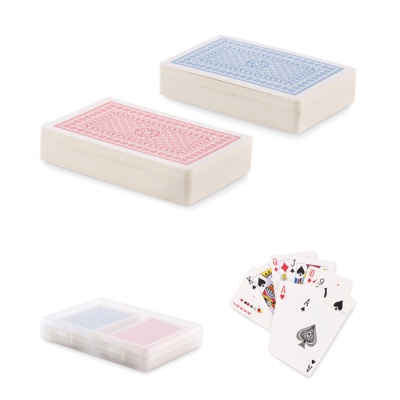 Picture of SET OF CLASSIC PLAYING CARD PACK in White.