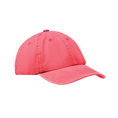 Picture of 6 PANEL BASEBALL CAP 265 GR & M² in Red