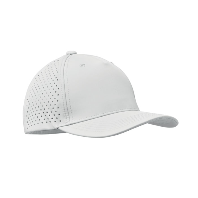 Picture of 5 PANEL BASEBALL CAP 130 GR & M² in White