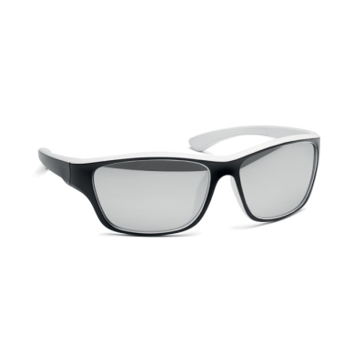 Picture of MIRRORED SPORTS SUNGLASSES UV400 in White