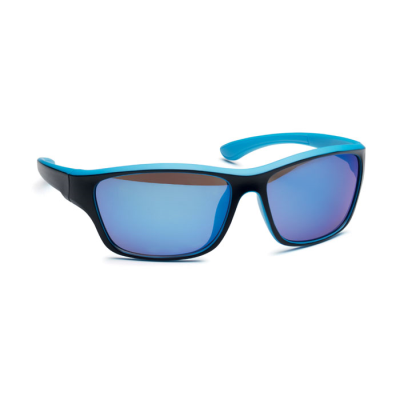 Picture of MIRRORED SPORTS SUNGLASSES UV400 in Blue.