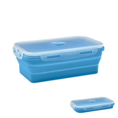 Picture of COLLAPSIBLE SILICON LUNCH BOX in Blue