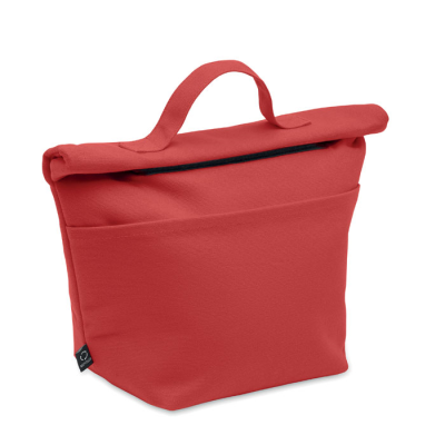 Picture of RECYCLED COTTON COOL BAG in Red.