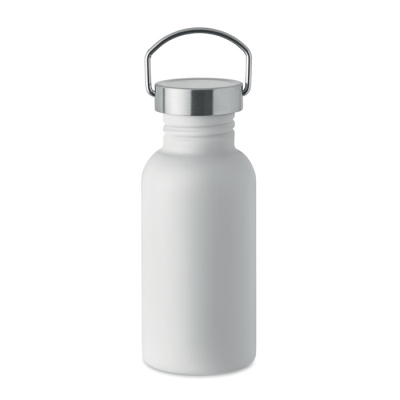 Picture of SINGLE WALL BOTTLE 500 ML in White.