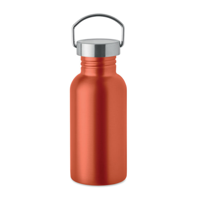 Picture of SINGLE WALL BOTTLE 500 ML in Orange.