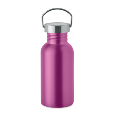 Picture of SINGLE WALL BOTTLE 500 ML in Pink.