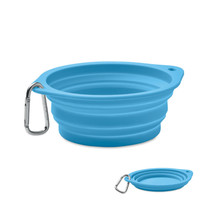 Picture of PORTABLE PET BOWL 350 ML in Blue