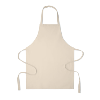 Picture of RECYCLED COTTON APRON in Brown