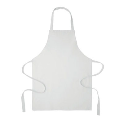 Picture of RECYCLED COTTON APRON in White