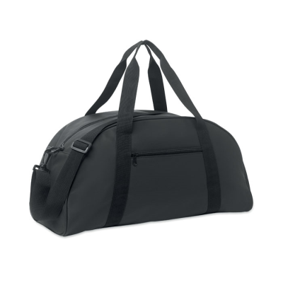 Picture of DUFFLE BAG SOFT PU in Black.