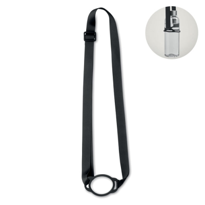 Picture of LANYARD with Cup Holder 6Cm in Black.