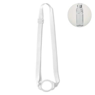 Picture of LANYARD with Cup Holder 6Cm in White