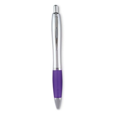 Picture of RIO SATIN BLUE INK BALL PEN in Violet.