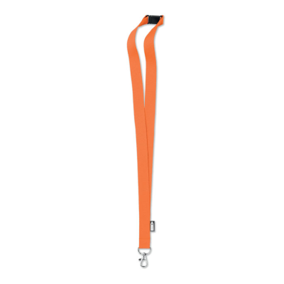 Picture of LANYARD in RPET 20 Mm in Orange