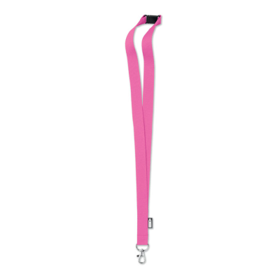 Picture of LANYARD in RPET 20 Mm in Pink