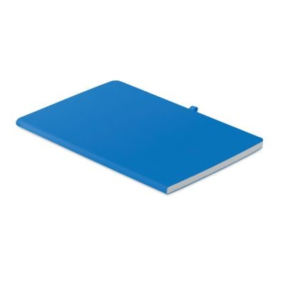 Picture of A5 SOFT PU COVER NOTE BOOK in Royal Blue