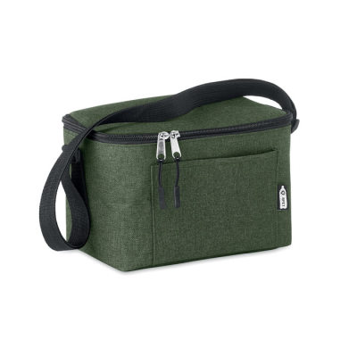 Picture of 600D RPET COOL BAG FOR CANS in Green