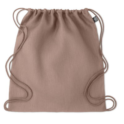 Picture of HEMP DRAWSTRING BAG 200 GR & M² in Brown