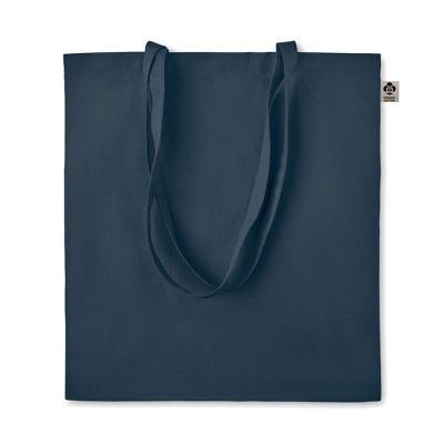 Picture of ORGANIC COTTON SHOPPER TOTE BAG in Blue