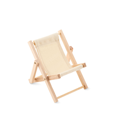 Picture of DECKCHAIR-SHAPED PHONE STAND in Beige