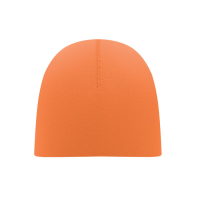 Picture of UNISEX BEANIE in Cotton in Orange