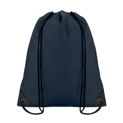 Picture of 190T POLYESTER DRAWSTRING BAG in Blue.