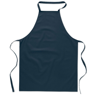 Picture of KITCHEN APRON in Cotton in Blue.