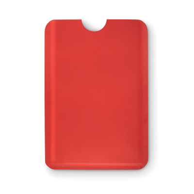 PLASTIC RFID DATA PROTECTOR in Red.