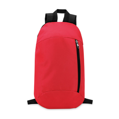 Picture of BACKPACK RUCKSACK with Front Pocket in Red