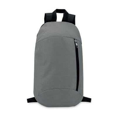 Picture of BACKPACK RUCKSACK with Front Pocket in Grey