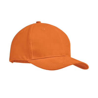 Picture of BRUSHED HEAVY COTTON 6 PANEL BA in Orange