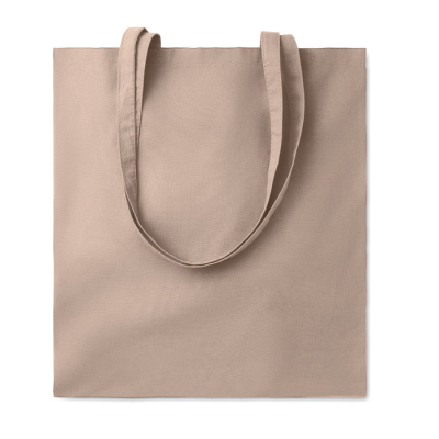 Picture of 180GR & M² COTTON SHOPPER TOTE BAG in Brown.