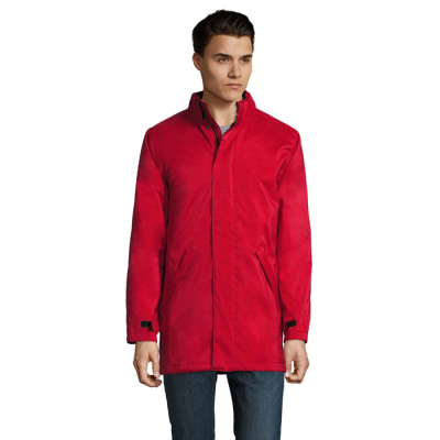 Picture of ROBYN UNISEX JACKET PADDED in Red.