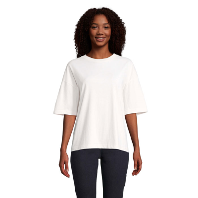 Picture of BOXY LADIES OVERSIZE TEE SHIRT in White