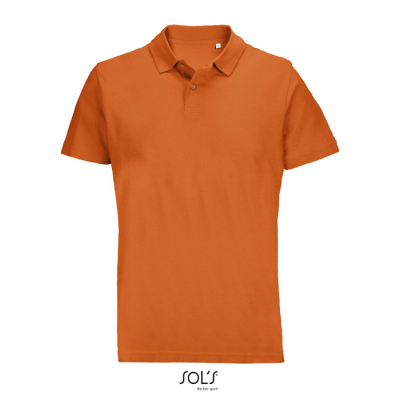 Picture of PULSE UNISEX POLO in Orange