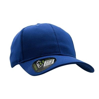 Picture of 100% RECYCLED REPREVE 6 PANEL AIRTEX FABRIC BASEBALL CAP.