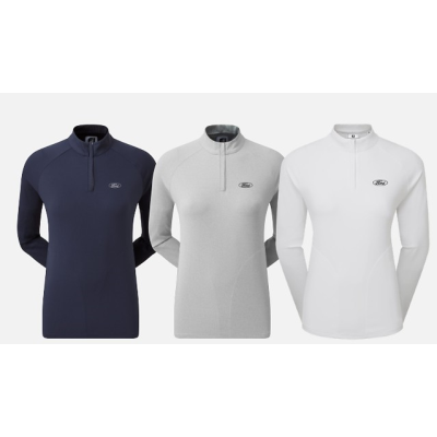 Picture of FJ (FOOTJOY) WOMENS GOLF HALF ZIP MIDLAYER.