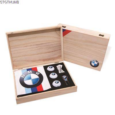 Picture of GEO GOLF TOOL 3 BALL WOOD PRESENTATION BOX