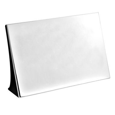 Picture of METAL DESK PLAQUE NAMEPLATE in Silver.