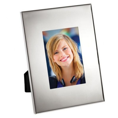Picture of ALUMINIUM SILVER METAL PHOTO FRAME.