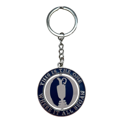 Picture of ENAMEL SPINNING KEYRING