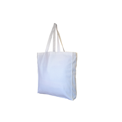 Picture of 10OZ DYED SUSTAINABLE CANVAS SHOPPER TOTE BAG with Gusset