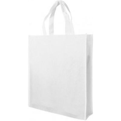 Picture of WHITE NON WOVEN POYPROPYLENE CARRIER BAG