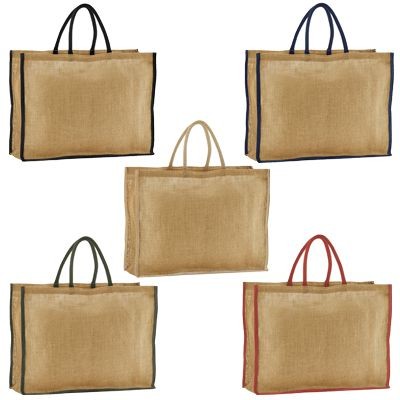 Picture of WESTFORD MILL NATURAL STARCHED JUMBO JUTE BAG with Gusset