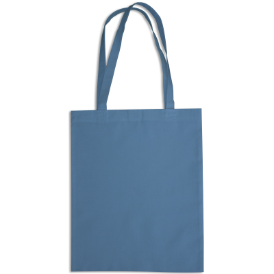 light blue tote bag