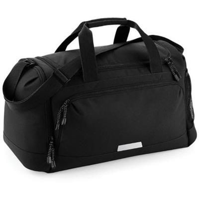 Picture of HOMESTEAD 600D POLYESTER HOLDALL in Black.