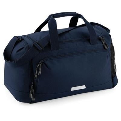 Picture of HOMESTEAD 600D POLYESTER HOLDALL in Navy Blue.