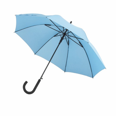 light blue umbrella