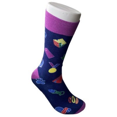 Picture of 360 DEGREE PRINTED COTTON SOCKS (ADULT SIZE)