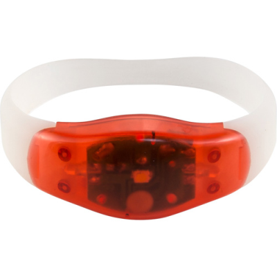 Picture of SILICON WRIST BAND in Red.